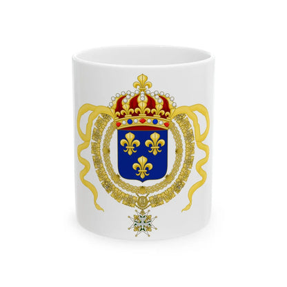 Royal Standard of King Louis XIV (France) White Coffee Mug 11oz - Go Mug Yourself