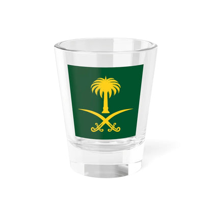 Royal Standard of Kingdom of Saudi Arabia (Saudi Arabia) (Coat of Arms) Shot Glass 1.5oz 1.5oz - Go Mug Yourself