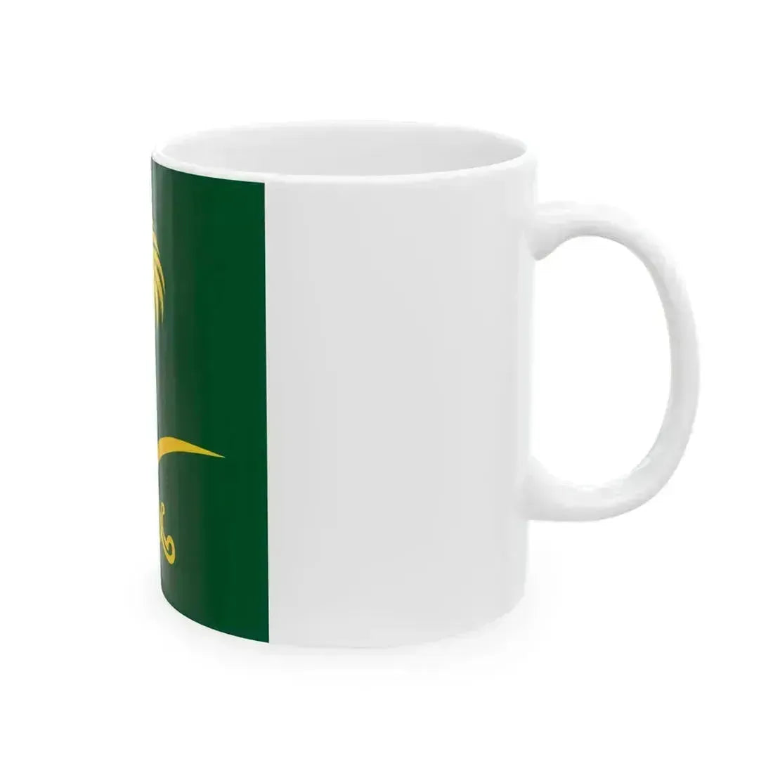 Royal Standard of Kingdom of Saudi Arabia (Saudi Arabia) White Coffee Mug - Go Mug Yourself