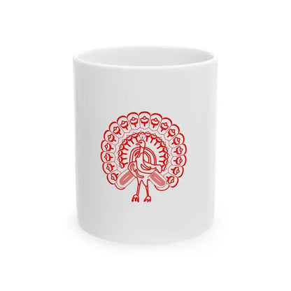 Royal Standard of Konbaung Dynasty 1753-1885 (Myanmar) White Coffee Mug 11oz - Go Mug Yourself