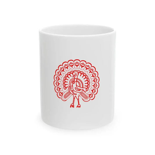 Royal Standard of Konbaung Dynasty 1753-1885 (Myanmar) White Coffee Mug 11oz - Go Mug Yourself