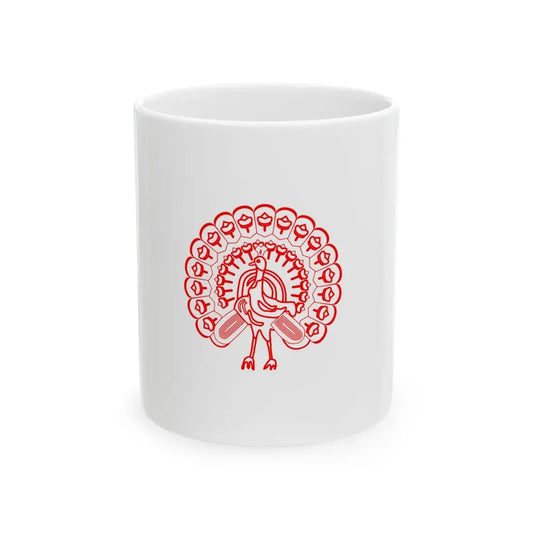 Royal Standard of Konbaung Dynasty 1753-1885 (Myanmar) White Coffee Mug 11oz - Go Mug Yourself
