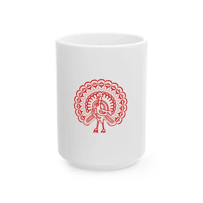 Royal Standard of Konbaung Dynasty 1753-1885 (Myanmar) White Coffee Mug 15oz - Go Mug Yourself