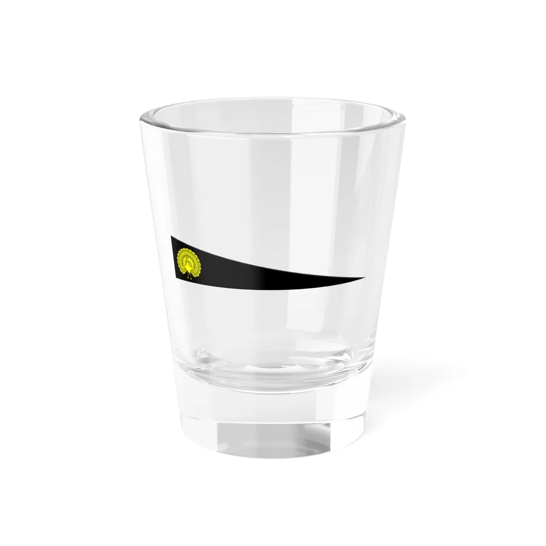 Royal Standard of Konbaung Dynasty Peacock (Myanmar) Shot Glass 1.5oz 1.5oz - Go Mug Yourself
