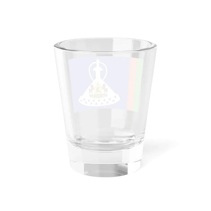Royal Standard of Lesotho 1966-1987 incorrect version (Lesotho) Shot Glass 1.5oz - Go Mug Yourself
