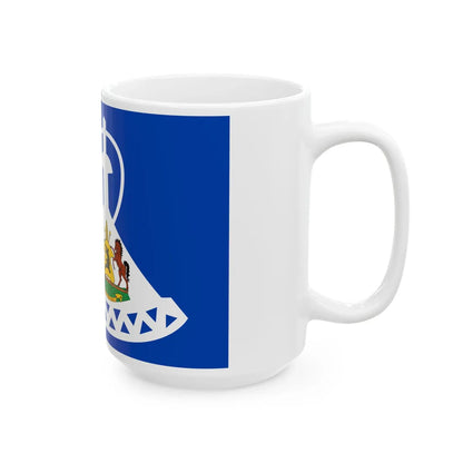 Royal Standard of Lesotho 1966-1987 incorrect version (Lesotho) White Coffee Mug - Go Mug Yourself