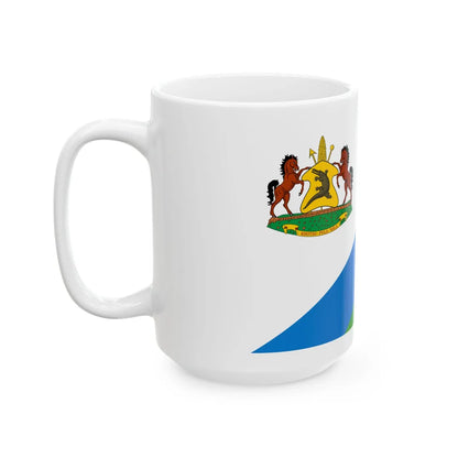 Royal Standard of Lesotho 1987-2006 (Lesotho) White Coffee Mug - Go Mug Yourself