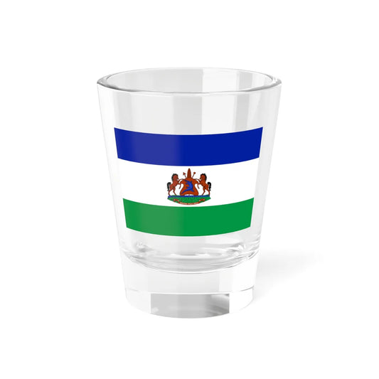 Royal Standard of Lesotho (Lesotho) Shot Glass 1.5oz 1.5oz - Go Mug Yourself