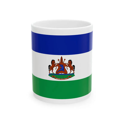Royal Standard of Lesotho (Lesotho) White Coffee Mug 11oz - Go Mug Yourself