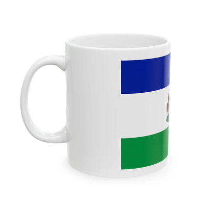 Royal Standard of Lesotho (Lesotho) White Coffee Mug - Go Mug Yourself
