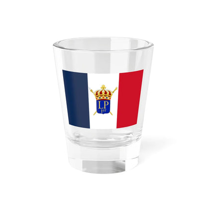 Royal Standard of Louis-Philippe I of France 1830-1848 (France) Shot Glass 1.5oz 1.5oz - Go Mug Yourself