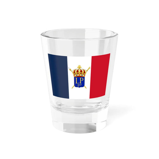 Royal Standard of Louis-Philippe I of France 1830-1848 (France) Shot Glass 1.5oz 1.5oz - Go Mug Yourself