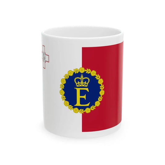 Royal Standard of Malta 1964-1974 (Malta) White Coffee Mug 11oz - Go Mug Yourself