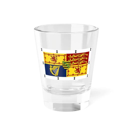 Royal Standard of members of the British Royal Family in Scotland 1907-1917 (Scotland) Shot Glass 1.5oz 1.5oz - Go Mug Yourself