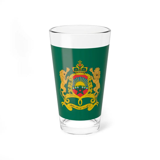 Royal standard of Morocco (Morocco) Pint Glass 16oz 16oz - Go Mug Yourself