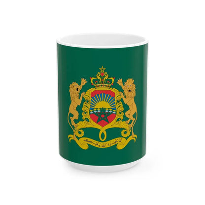 Royal standard of Morocco (Morocco) White Coffee Mug 15oz - Go Mug Yourself