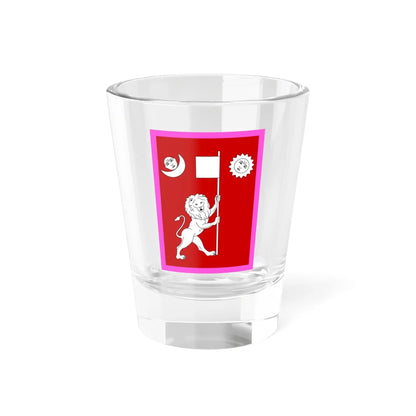 Royal standard of Nepal circa 1928 (Nepal) Shot Glass 1.5oz 1.5oz - Go Mug Yourself