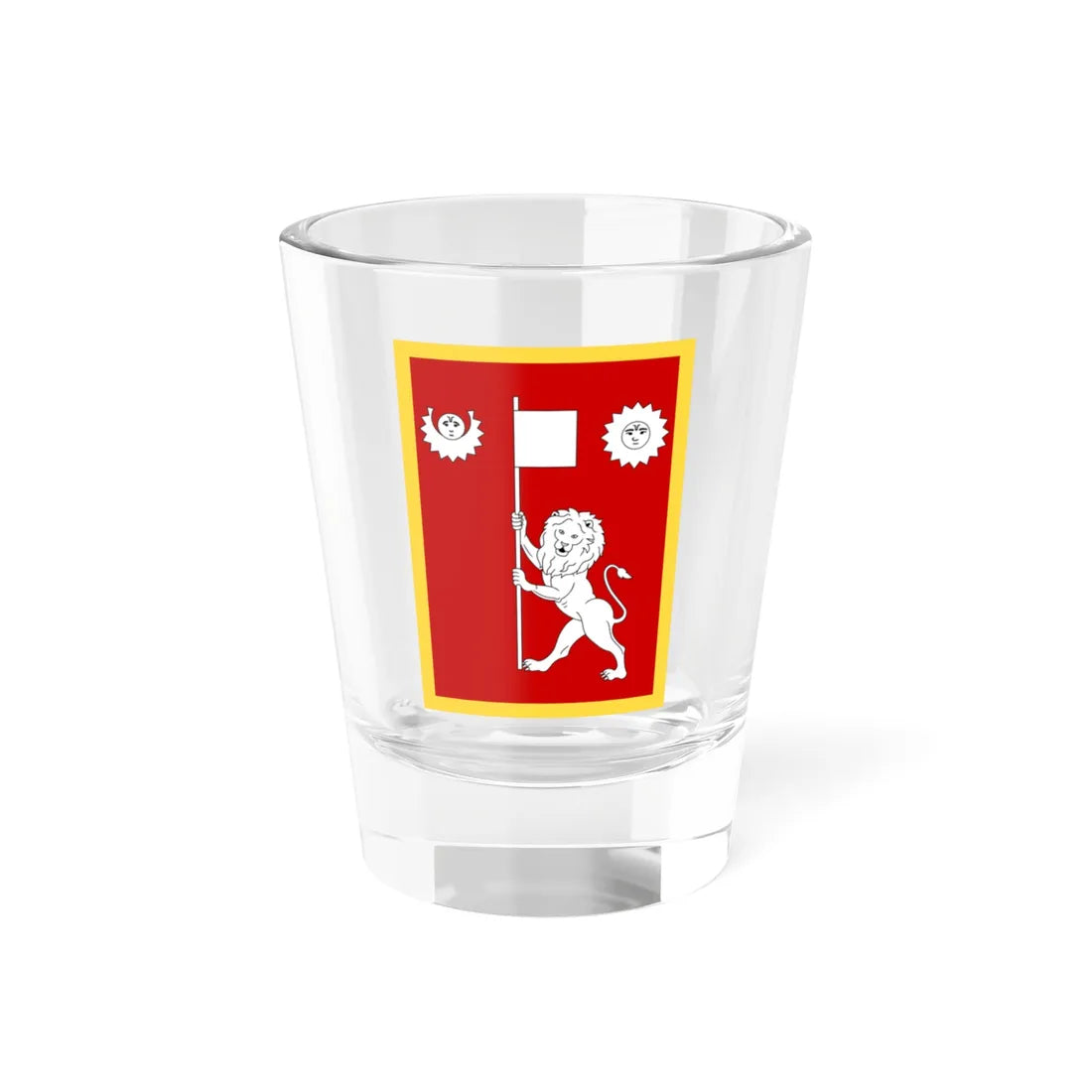 Royal standard of Nepal circa 1969 (Nepal) Shot Glass 1.5oz 1.5oz - Go Mug Yourself