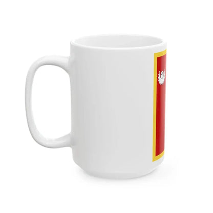 Royal standard of Nepal circa 1969 (Nepal) White Coffee Mug - Go Mug Yourself