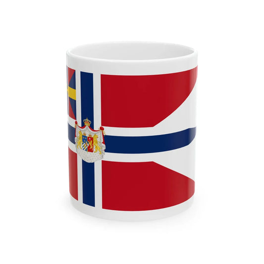 Royal Standard of Norway 1844-1905 (Estonia) White Coffee Mug 11oz - Go Mug Yourself