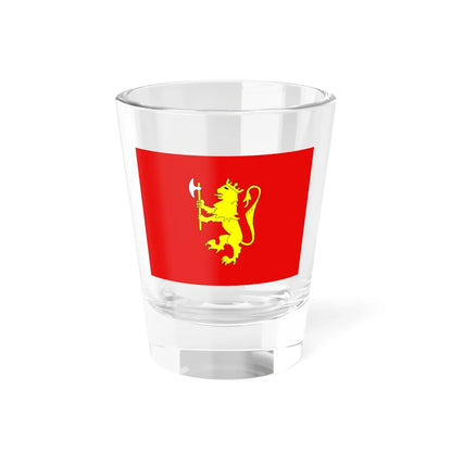 Royal Standard of Norway as of 19 July 2009 (Norway) Shot Glass 1.5oz 1.5oz - Go Mug Yourself