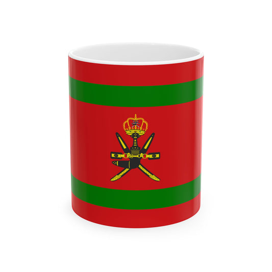Royal Standard of Oman (Oman) White Coffee Mug-11oz-Go Mug Yourself