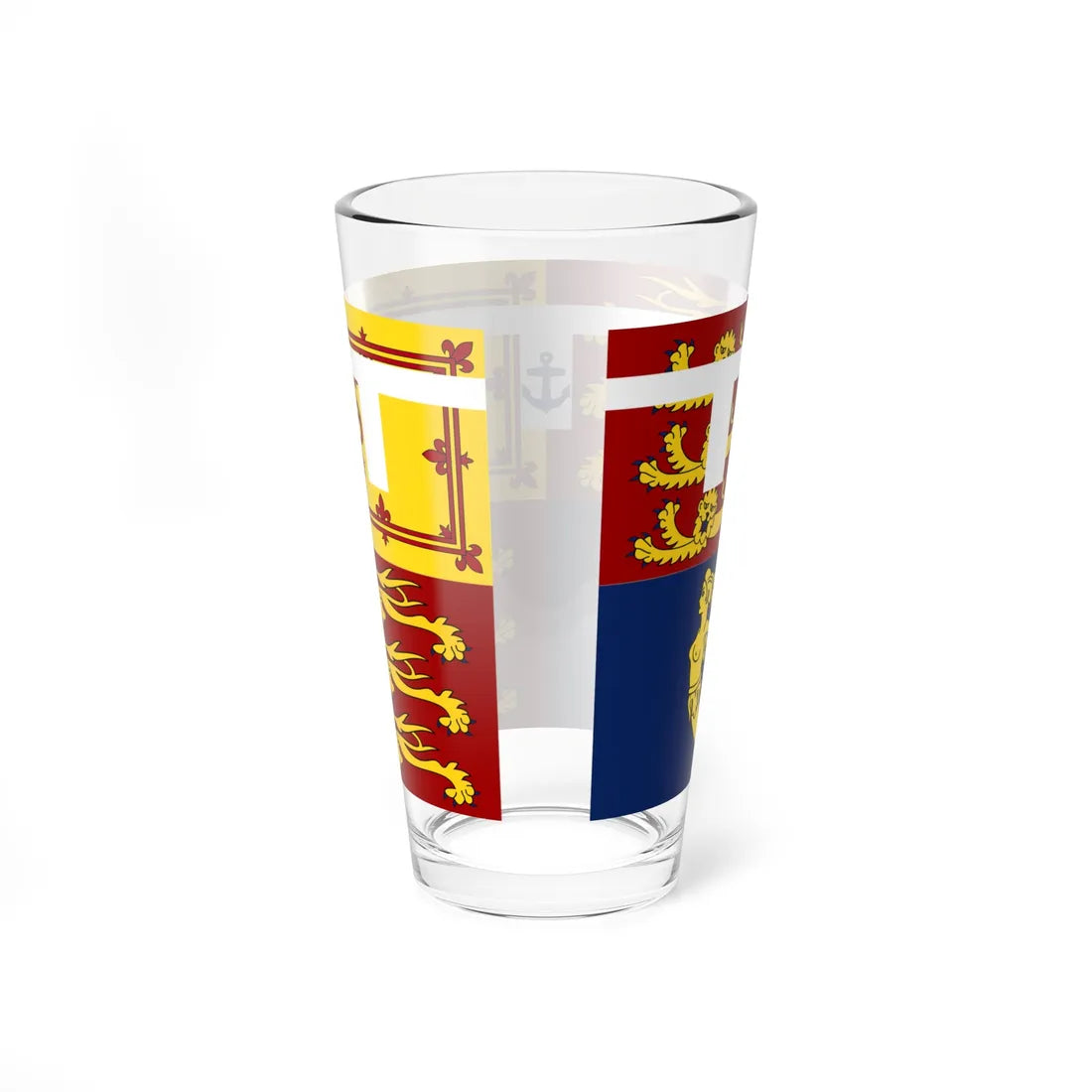 Royal Standard of Prince Andrew Duke of York (Australia) Pint Glass 16oz - Go Mug Yourself