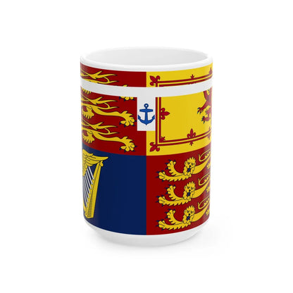 Royal Standard of Prince Andrew Duke of York (Canada) White Coffee Mug 15oz - Go Mug Yourself