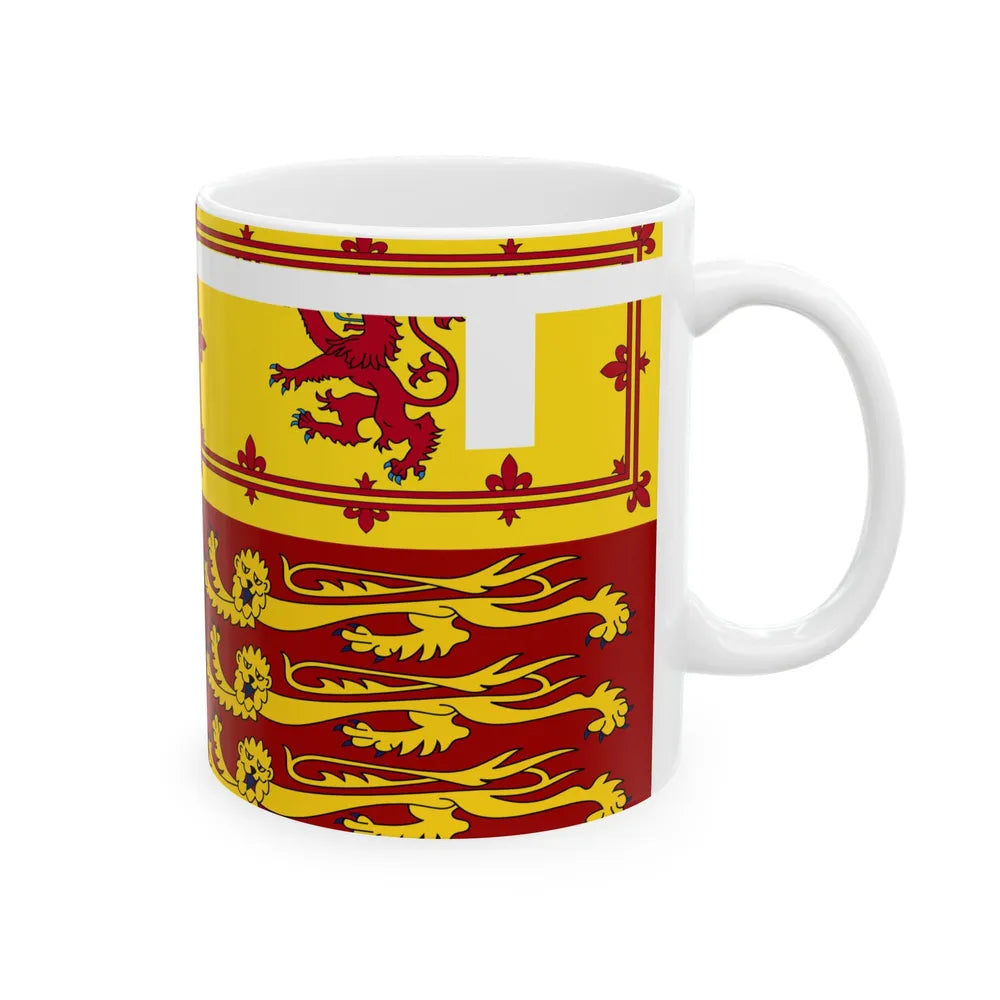 Royal Standard of Prince Andrew Duke of York (Canada) White Coffee Mug - Go Mug Yourself