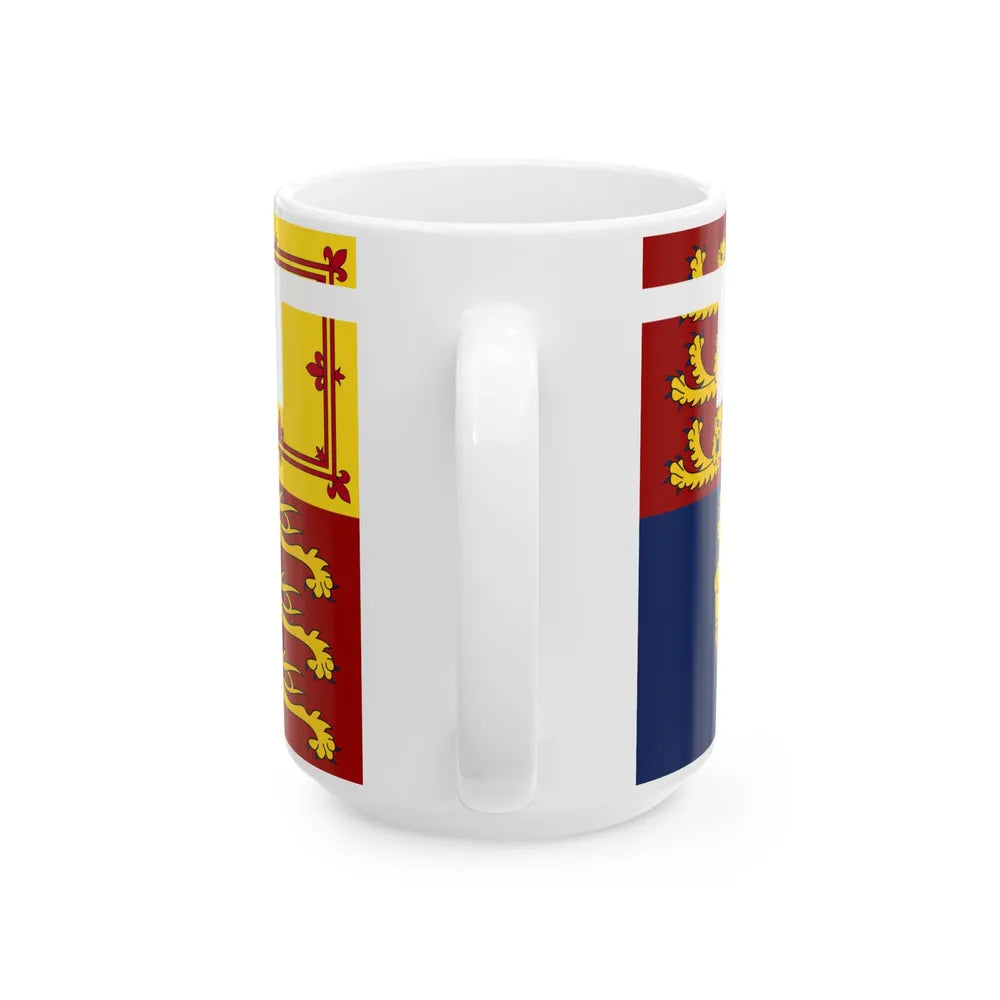 Royal Standard of Prince Andrew Duke of York (Canada) White Coffee Mug - Go Mug Yourself