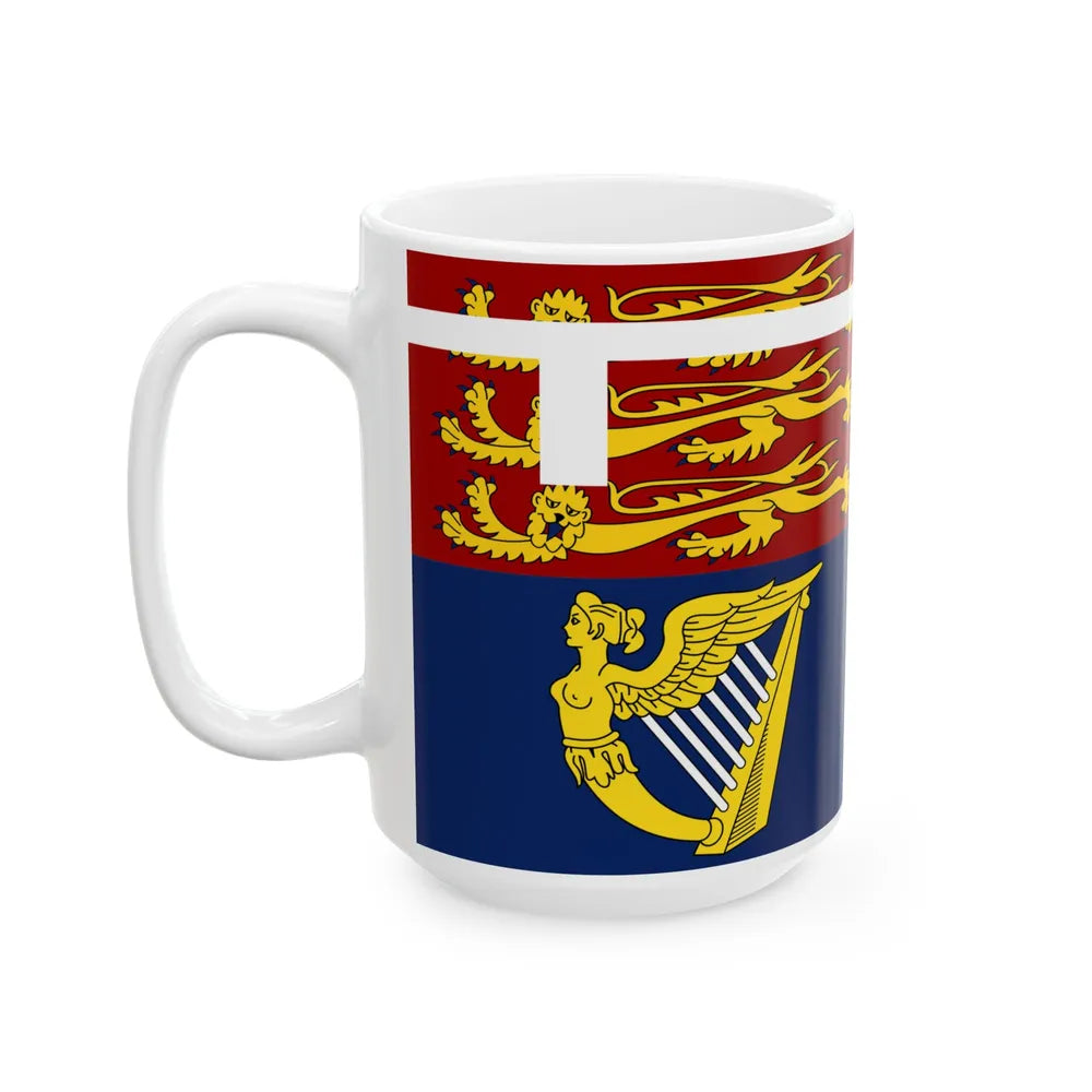 Royal Standard of Prince Andrew Duke of York (Canada) White Coffee Mug - Go Mug Yourself