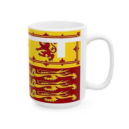 Royal Standard of Prince Andrew Duke of York (Canada) White Coffee Mug - Go Mug Yourself