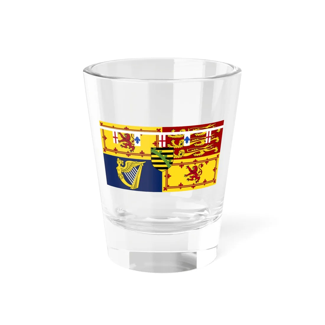 Royal Standard of Prince Arthur of Connaught in Scotland 1901-1917 (Scotland) Shot Glass 1.5oz 1.5oz - Go Mug Yourself