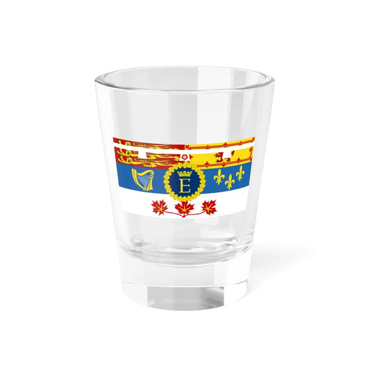 Royal Standard of Prince Edward Duke of Edinburgh in Canada (Canada) Shot Glass 1.5oz 1.5oz - Go Mug Yourself