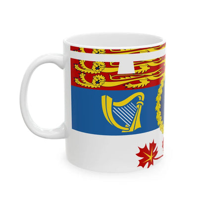 Royal Standard of Prince Edward Duke of Edinburgh in Canada (Canada) White Coffee Mug - Go Mug Yourself