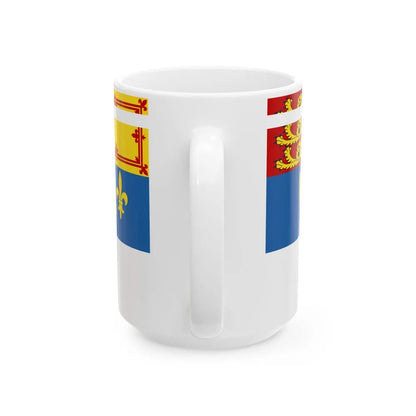 Royal Standard of Prince Edward Duke of Edinburgh in Canada (Canada) White Coffee Mug - Go Mug Yourself