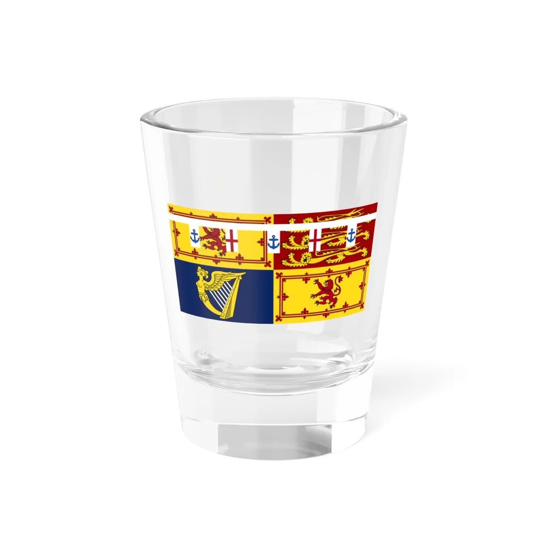 Royal Standard of Prince Edward Duke of Kent in Scotland (Scotland) Shot Glass 1.5oz 1.5oz - Go Mug Yourself