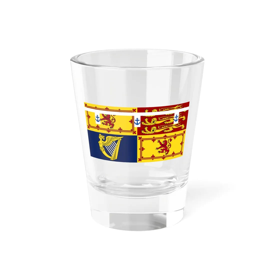 Royal Standard of Prince George Duke of Kent in Scotland (Scotland) Shot Glass 1.5oz 1.5oz - Go Mug Yourself
