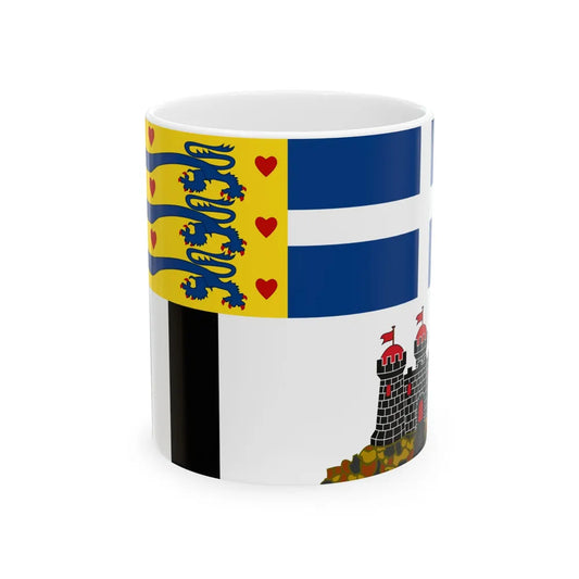 Royal Standard of Prince Philip 1952-2021 (Canada) White Coffee Mug 11oz - Go Mug Yourself