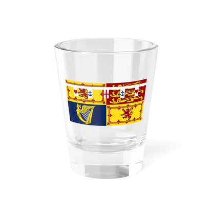Royal Standard of Princess Alexandra The Honourable Lady Ogilvy in Scotland (Scotland) Shot Glass 1.5oz 1.5oz - Go Mug Yourself