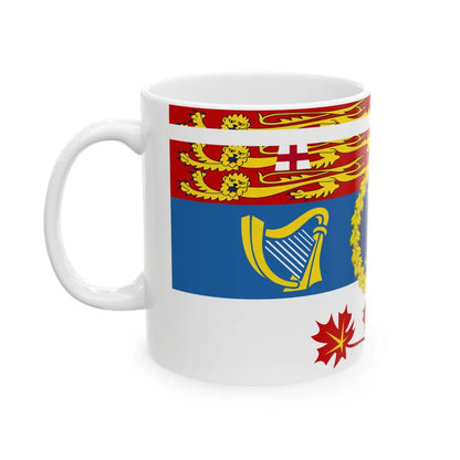Royal Standard of Princess Anne Princess Royal in Canada (Canada) White Coffee Mug - Go Mug Yourself
