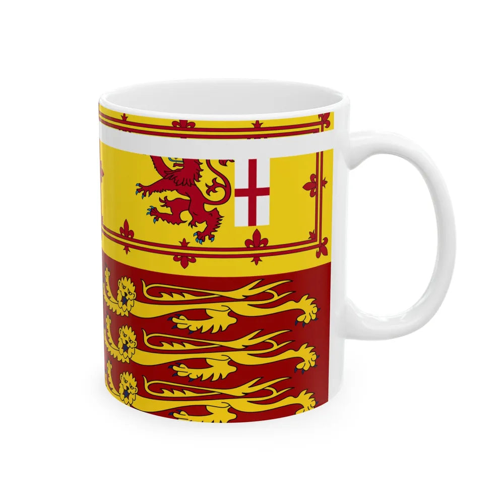 Royal Standard of Princess Elizabeth 1944-1952 (Canada) White Coffee Mug - Go Mug Yourself