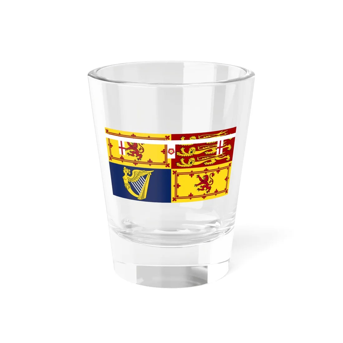Royal Standard of Princess Elizabeth in Scotland 1944-1952 (Scotland) Shot Glass 1.5oz 1.5oz - Go Mug Yourself