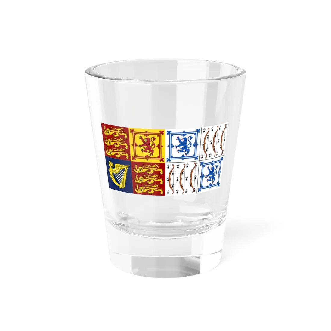 Royal Standard of Queen Elizabeth The Queen Mother (Australia) Shot Glass 1.5oz 1.5oz - Go Mug Yourself