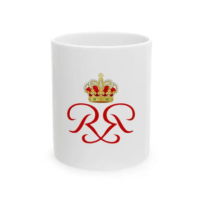 Royal Standard of Rainier III of Monaco (Monaco) White Coffee Mug 11oz - Go Mug Yourself