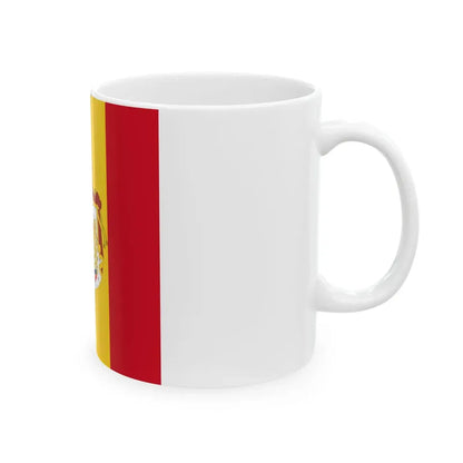 Royal standard of Romania Crown prince 1881 model (Oman) White Coffee Mug - Go Mug Yourself
