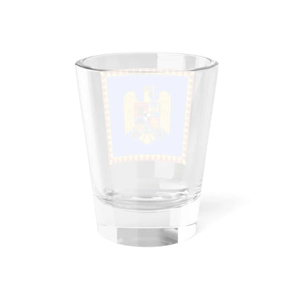 Royal standard of Romania Crown Prince 1922 model (Oman) Shot Glass 1.5oz - Go Mug Yourself