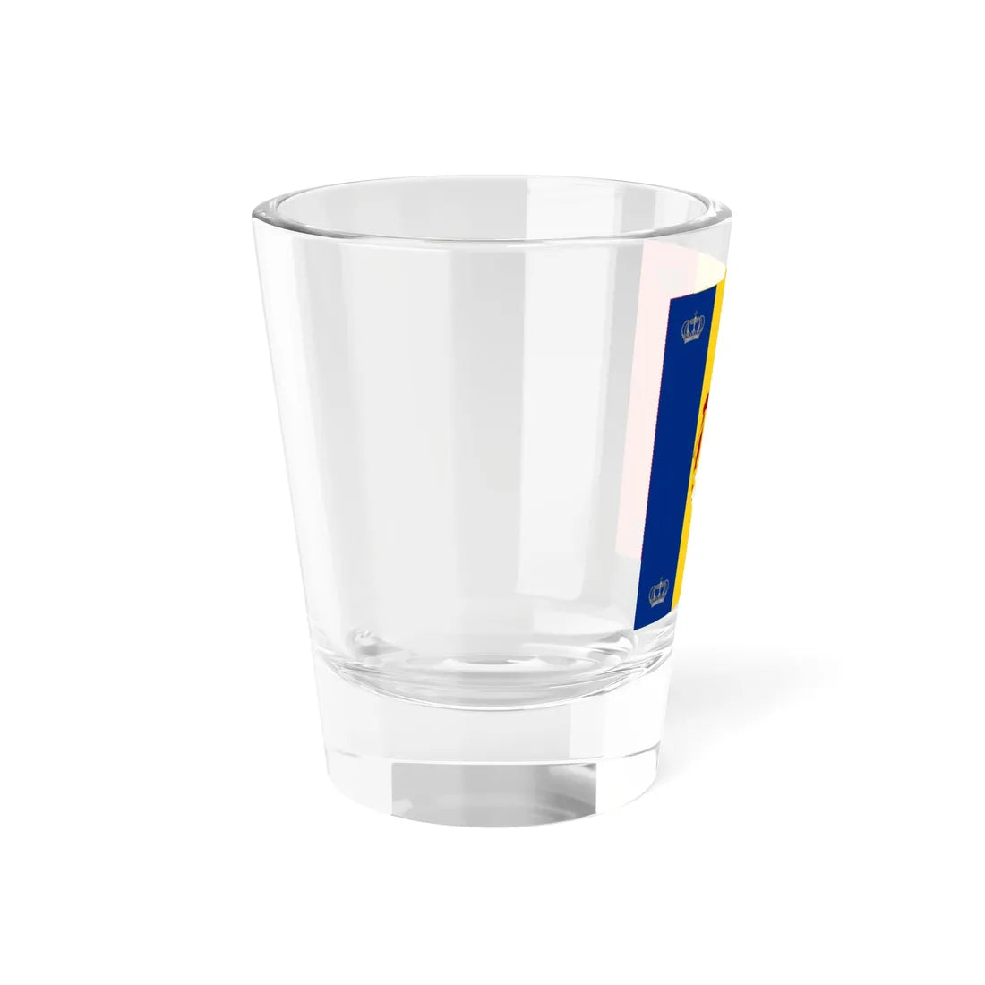 Royal standard of Romania King 1881 model (Oman) Shot Glass 1.5oz - Go Mug Yourself