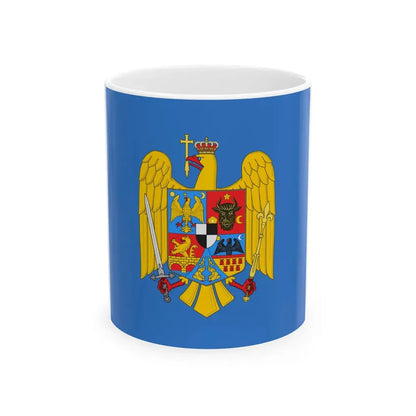 Royal standard of Romania Prince 1922 model (Oman) White Coffee Mug 11oz - Go Mug Yourself