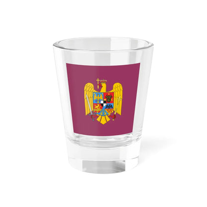 Royal standard of Romania Queen Mother 1941 model (Oman) Shot Glass 1.5oz 1.5oz - Go Mug Yourself